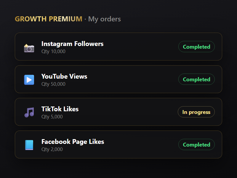 Track every order live